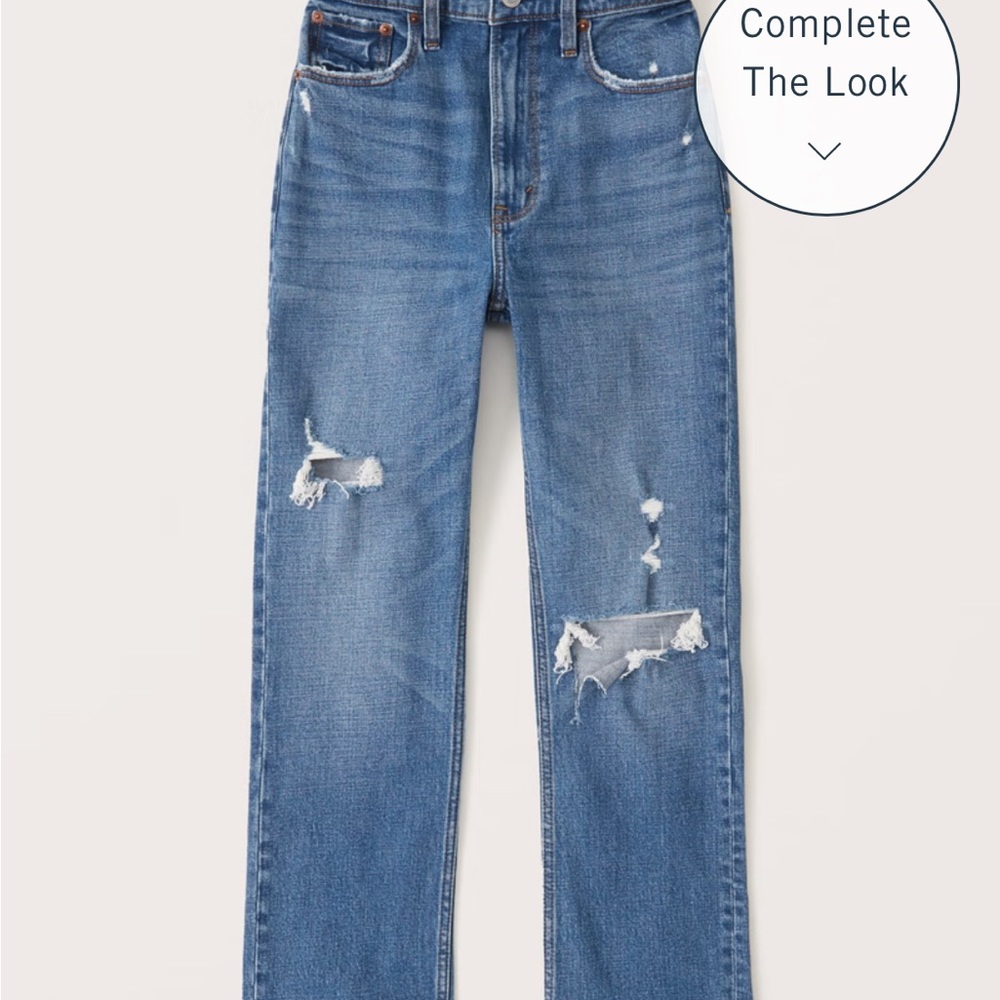 Abercrombie Ultra High rise ankle Jean size 29 NWOT
